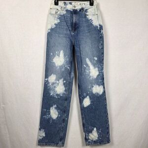 PacSun Bleach Wash Straight Leg Jeans Y2K Aesthetic Size 2